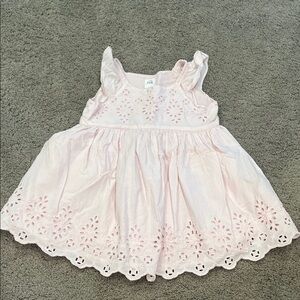 Gap Pink Eyelet Dress